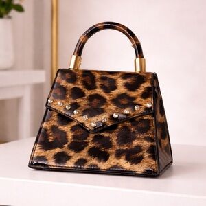 Leopard Print Women's Handbag